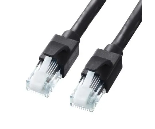 65-2204-77 0.5 meter LAN cable with CAT6/10Gb Ethernet/black EA764BB-161