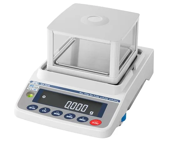 6-9617-41-56 Precision Electronic Balance with Built-in Calibration Weight with English Calibration Certificate GX-203A
