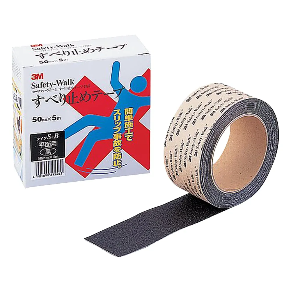 2-7609-01 Non-Slip Tape (Safety Walk(R)) For Flat Surface Black