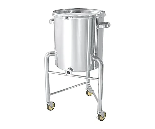 61-0749-24 Gradient Bottom Type Stainless Steel Airtight Container Hand Type with Leg KTT-CTL-L-30 with L Type Silicone Packing 20L KTT-CTL-L-30