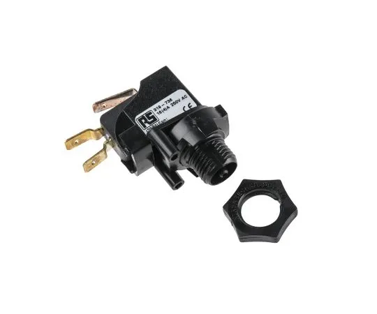 63-4602-67 RS PRO 6871 Series Latching Air Switch, 250mm Fly Lead, Panel Mounted 319-736
