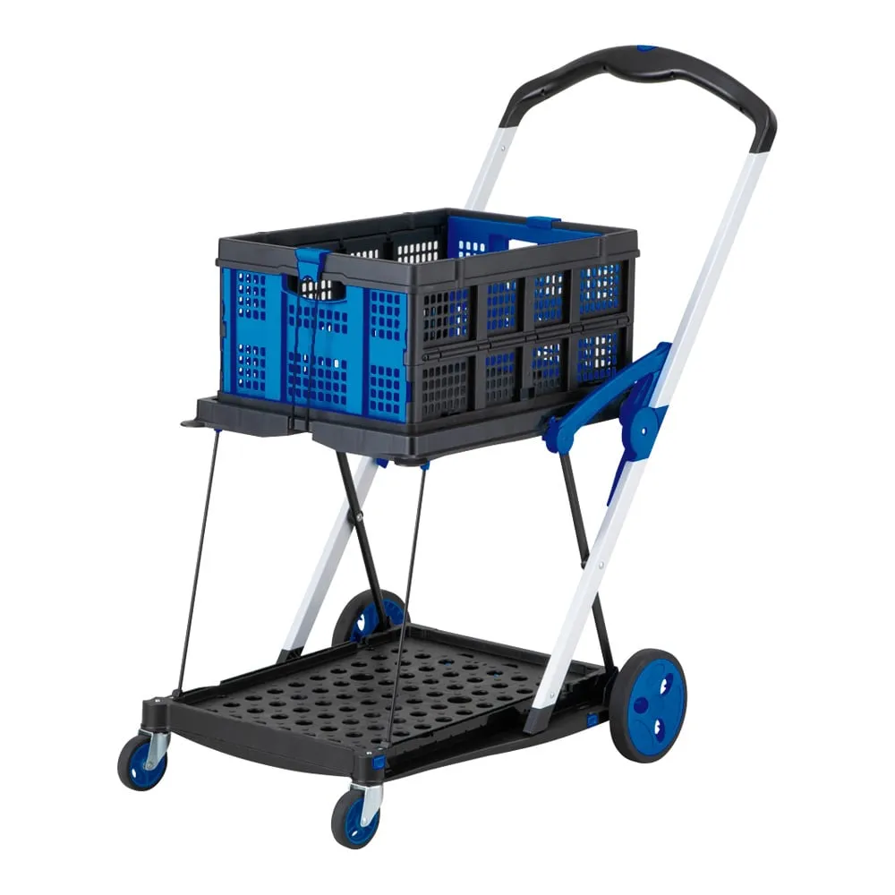 4-3857-01 Folding 2-stage Trolley (with Container) AS-99G