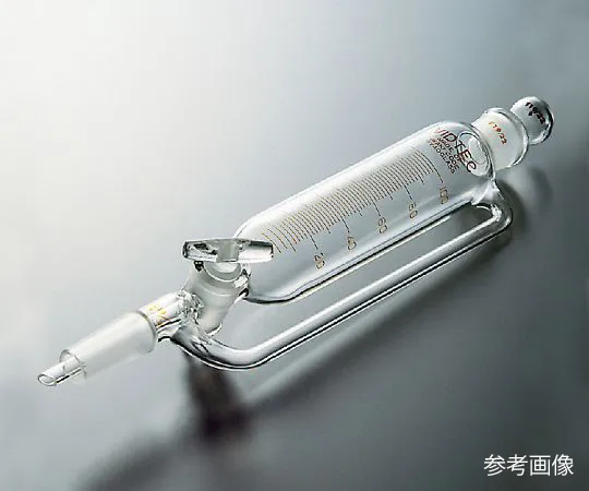 3-9608-01 Balanced Separatory Funnel (With Scale) 50mL Transparent Sliding 2157/01/02