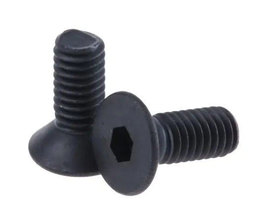 63-4599-74 RS PRO M4 x 10mm Hex Socket Countersunk Screw Black, Self-Colour Steel 281-423