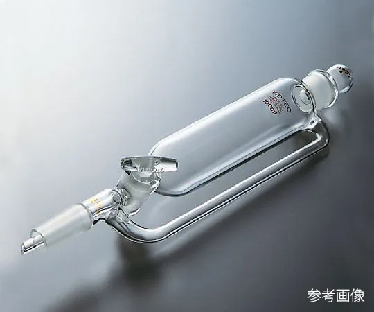 3-9612-01 Balanced Separatory Funnel 50mL Transparent Sliding 2155/01/02