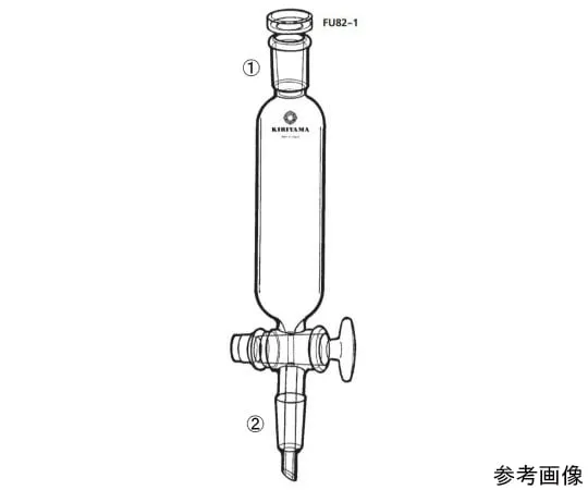 64-1068-37 Connected Cylindrical Dripping funnel FU82-1-1
