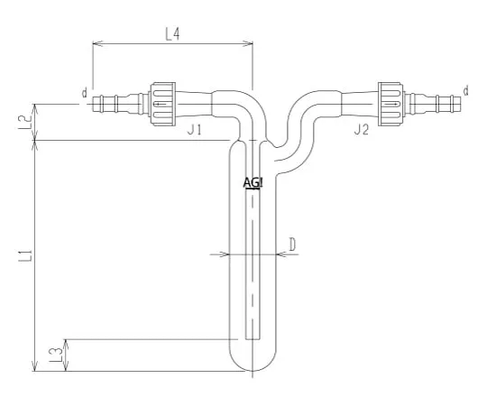 62-2116-82 Trap III Type (Hose Separable Type) 4147-40250