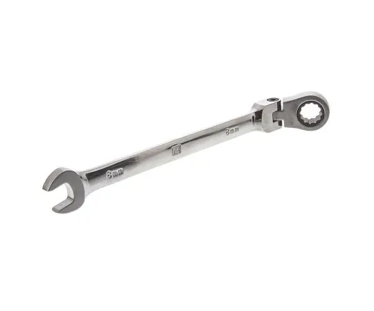 63-4633-56 RS PRO Metric 8 mm Chrome Combination Ratchet Spanner 487-189