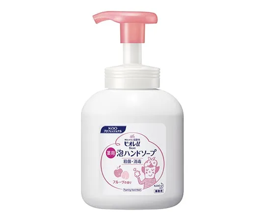 7-6084-11 Biore Foam Hand Soap (for Business) Fruit Scent 350ml Empty Bottle