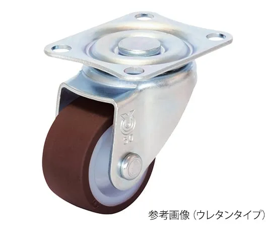 3-9496-01 Swivel caster plate type Light Weight (Material:Rubber)(Model No.SG-50RH)(Product code:20105100) SG-50RH
