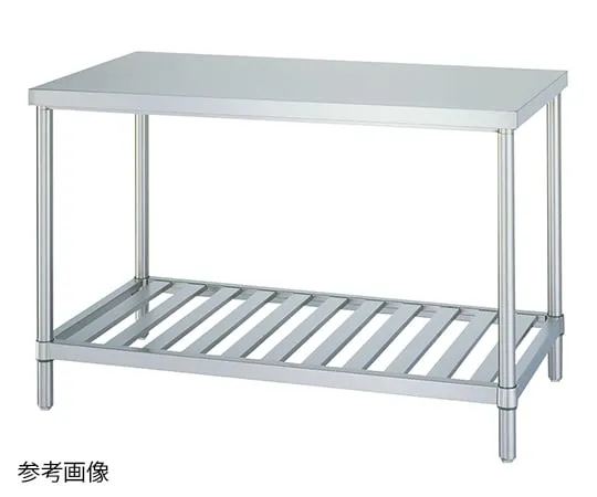1-6561-21 Stainless Steel Workbench (Duckboard Type) 450 x 600 x 800mm WS-6045