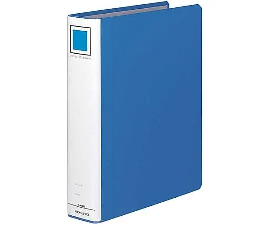 61-0545-16 Tube File (Type S) A4 Vertical 50mm Binder 2 Holes Blue フ-RT650B