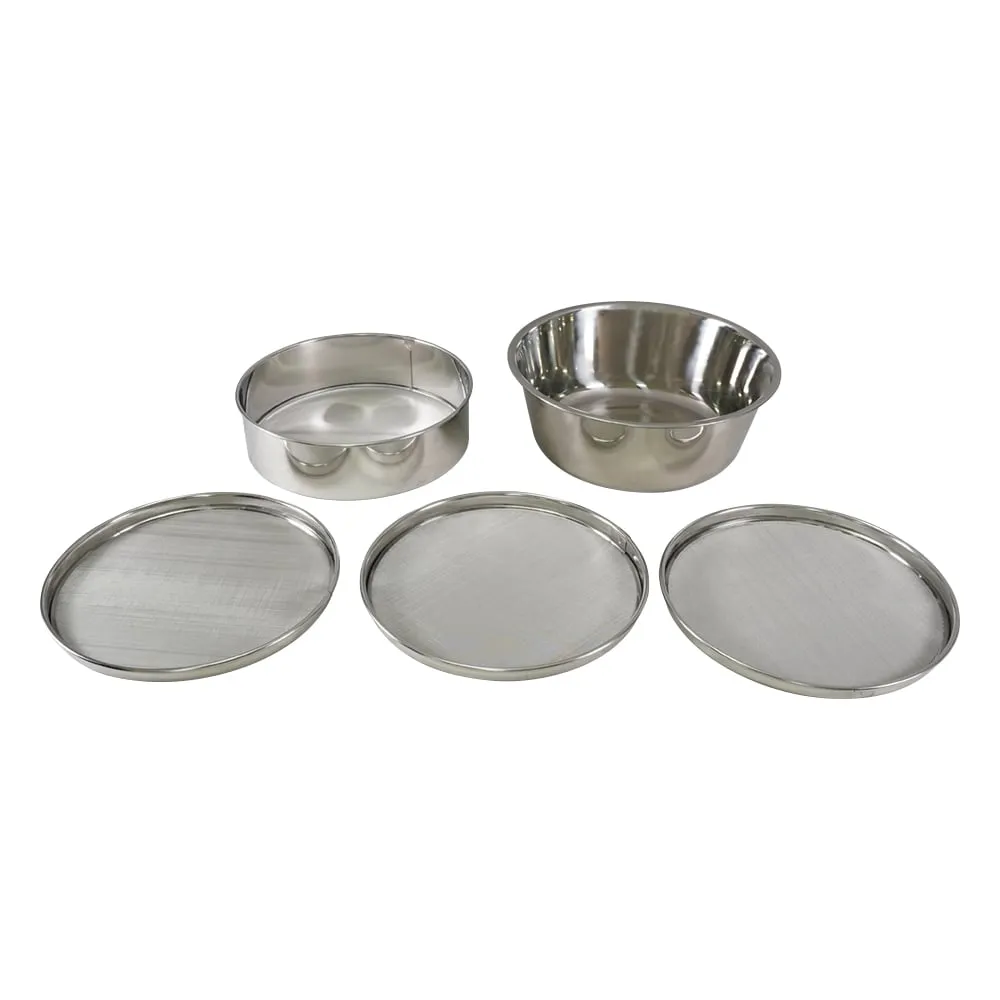 4-2737-01 Stainless Sieve Set (Frame, Net, Receiver Set)