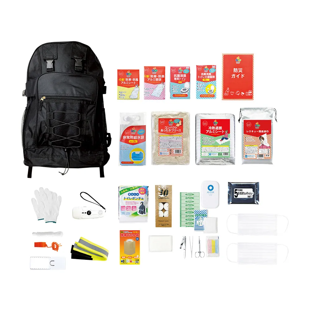 7-9405-01　［Discontinued］Large Backpack 30 Piece Set　51185