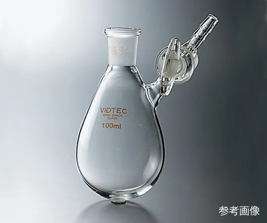 3-9587-01 Eggplant-Shaped Schrenk (F Type F Glass Cock) Sliding 15/25 50mL 7012/01/01