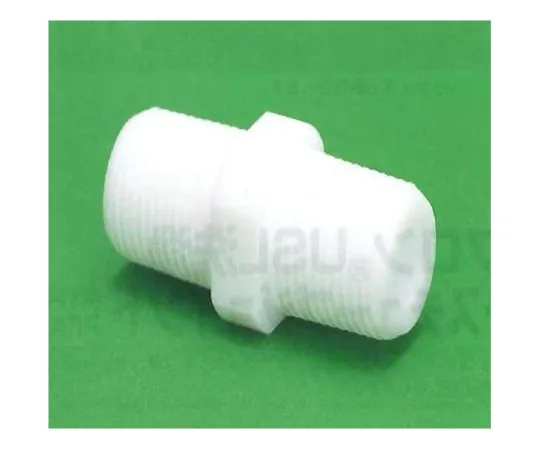 62-7076-72　［Discontinued］USL-PTFE Cleaning PT Screw Joint Nipple Type PT 1/8 x PT 1/8 00U-088-01　00U-088-01