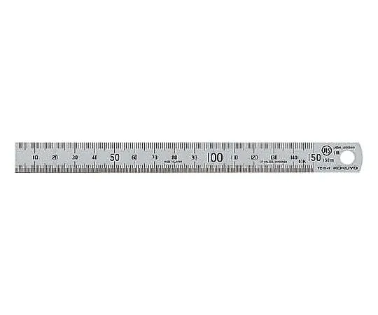 61-0618-54 Stainless Steel Straight Scale C Type JIS 1 Class 15cm TZ-1341