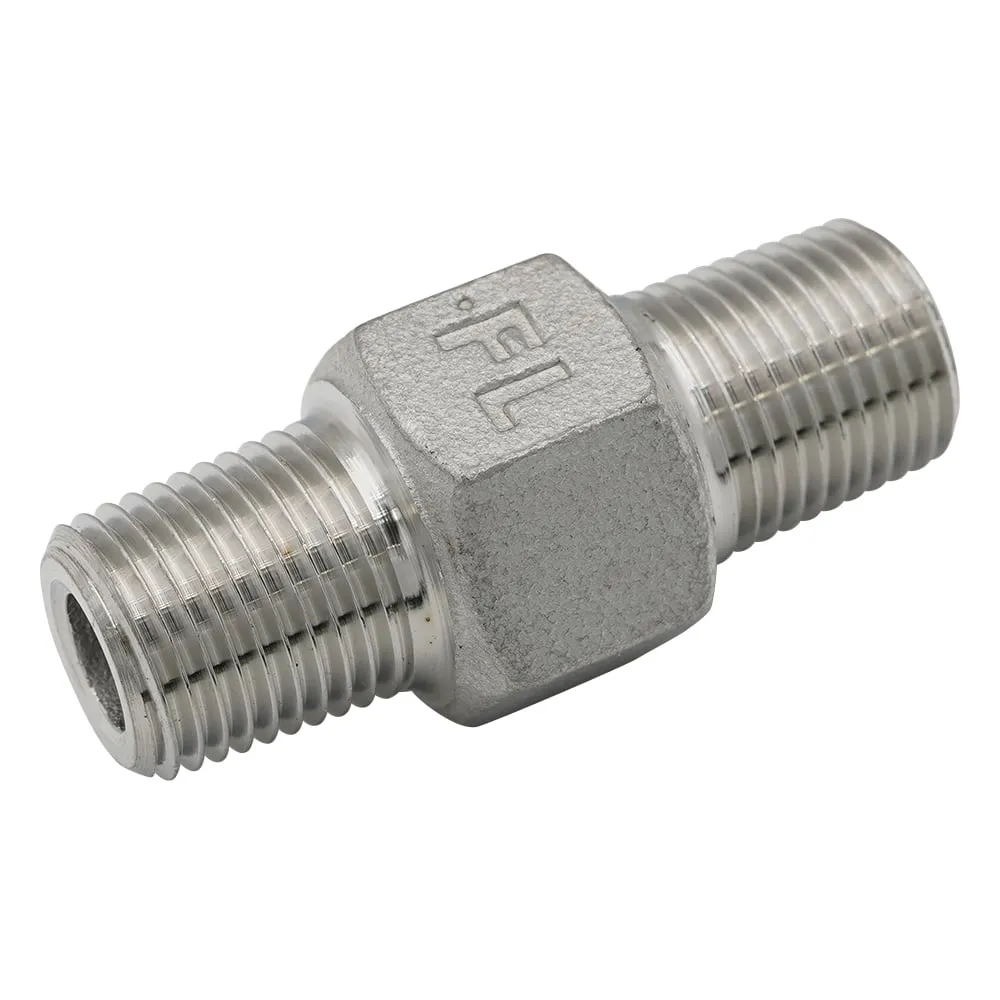 3-8359-01 Stainless Steel Fitting (Hexagonal Nipple) 1/8 V6N-S14-01