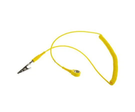 63-4644-42 Connecting ESD Grounding Cord 10mm, 1.8m Coiled 552-898