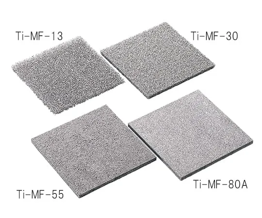 3-5507-07 Metal Porous Media (Titanium) 50 x 50mm Thickness 5mm Bore Diameter 1.02mm Ti-MF-13-50-5