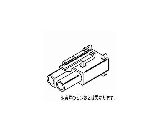 63-3133-67 Number of Receptacle Poles for 6.7 mm Pitch Wires to Wires 2 (10 Pieces) 3191-02R1*10