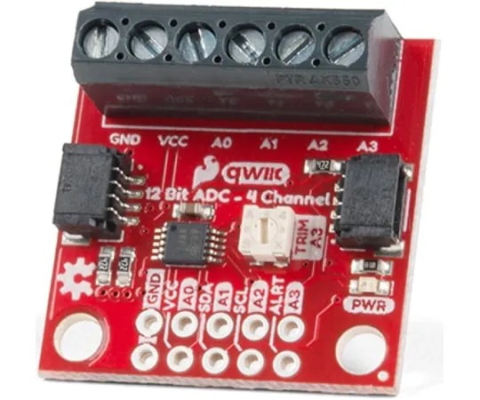 67-0360-13 QWIIC 12BIT 4CHANNEL ADS1015 DEV-15334