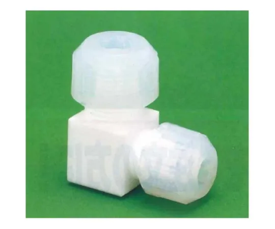 62-7077-53　［Discontinued］USL-PTFE Cleaning Connection Joint Different Diameter L Type 6φ x 8φ 00U-096-01　00U-096-01