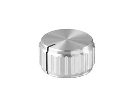 63-3146-83 Knob PHI. 26 Silver (Aluminum) With Indicated Position For Shaft Diameter PHI.6 K-32