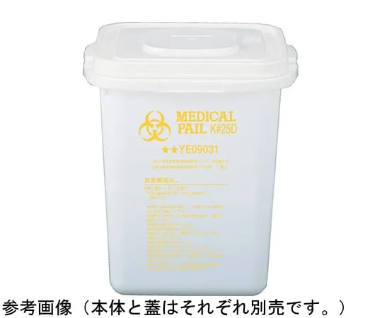 67-7238-60 Container K #25D Lid Adhesive White 70108701WH101
