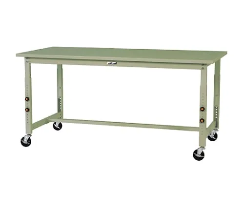 61-3756-31 Work Table 300 Series Height Adjustment Type Mobile SWSAC-960-GG