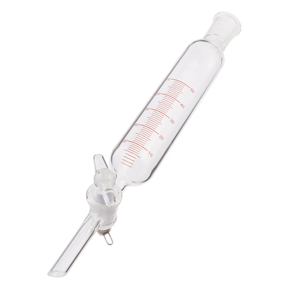 4-475-01 Cylindrical Separatory Funnel (PTFE Cock With Scale, Without Bottom Sliding) 60mL