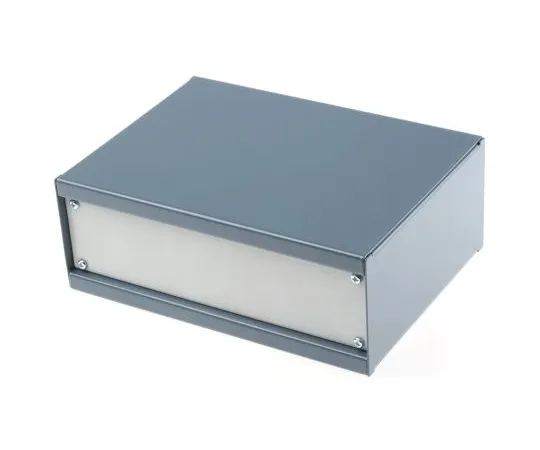 63-4592-35 RS PRO Grey Cold Rolled Steel Instrument Case, 204 x 152 x 76mm 232-232