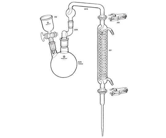 64-1076-63 Chisso distillation apparatus for sewage treatment JSNU-1