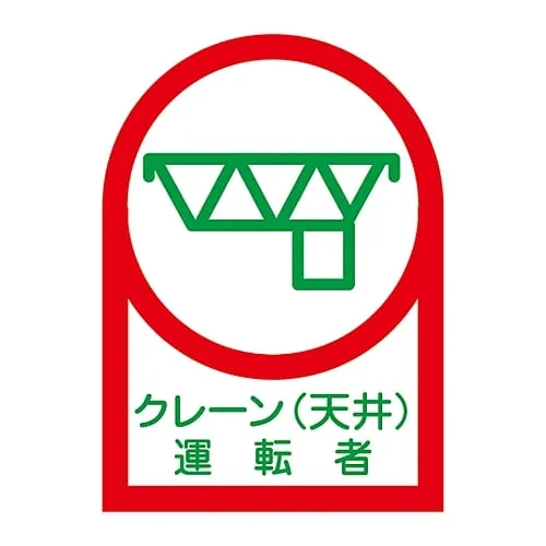 61-3422-27 Sticker For Helmet Crane (Ceiling) Driver HL-45 233045