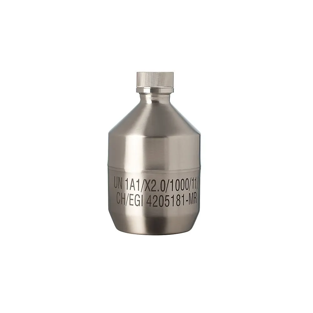 61-4410-87 Stainless Steel Bottle with Cap (UN Standards) 1.5L 017200-1501