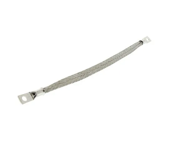 63-4633-78 RS PRO Braided Earth Lead, M6 Stud Size, 24 x 20 x 0.2 mm, 250mm BS EN 13602:2002, BS4109 489-163