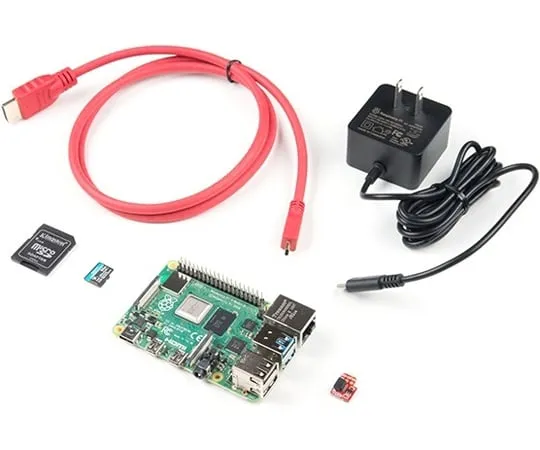 67-0424-44 SparkFun Raspberry Pi 4 Basic Kit - 4GB KIT-16384