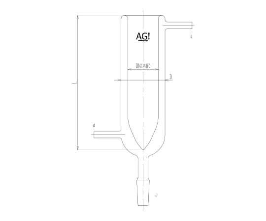 62-2117-02 Cylindrical Condensation Trap 4164-200-3L