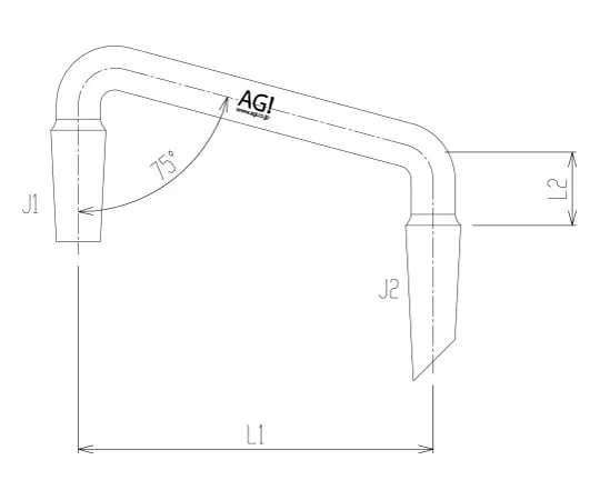 62-2095-55 U-shaped Connecting Tube 2576-1L-300