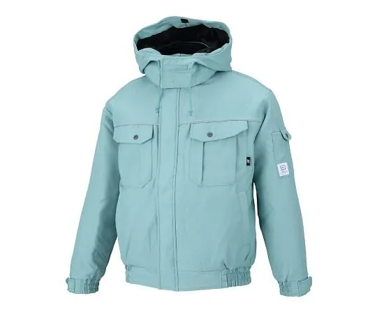 3-727-01 Antistatic Cold Jacket (Hooded) Green M 48410-062-M