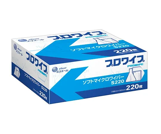2-2624-01 PROWIPE, Soft Micro Wiper Pop-Up Type 198 x 130mm S220 220 Pieces x 72 Boxes 20703153