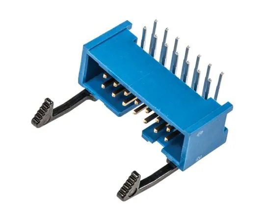 63-4628-09 Substrate Header 14 poles 2 rows right angle wire to substrate 2.54 mm amplifier latch 2-1761607-5