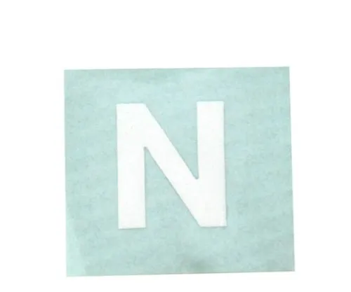 61-7397-55 Character Seal N White 15mm CL15W-N