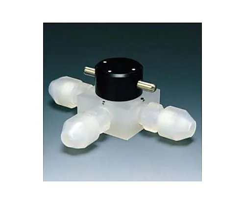 61-3528-46　［Out of stock］NEOFLONR (PCTFE) Three-Way Valve 2φ　NR0034-01