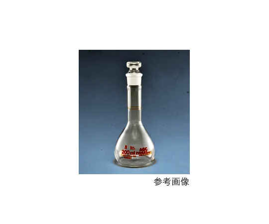 61-9725-84-56 Volumetric Flask Short-Form Transparent (New Standard) 50mL with English Calibration Certificate 5670FK50S