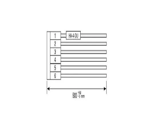64-5664-74 Output Harness VS Series Length 500 mm HA-4-OU
