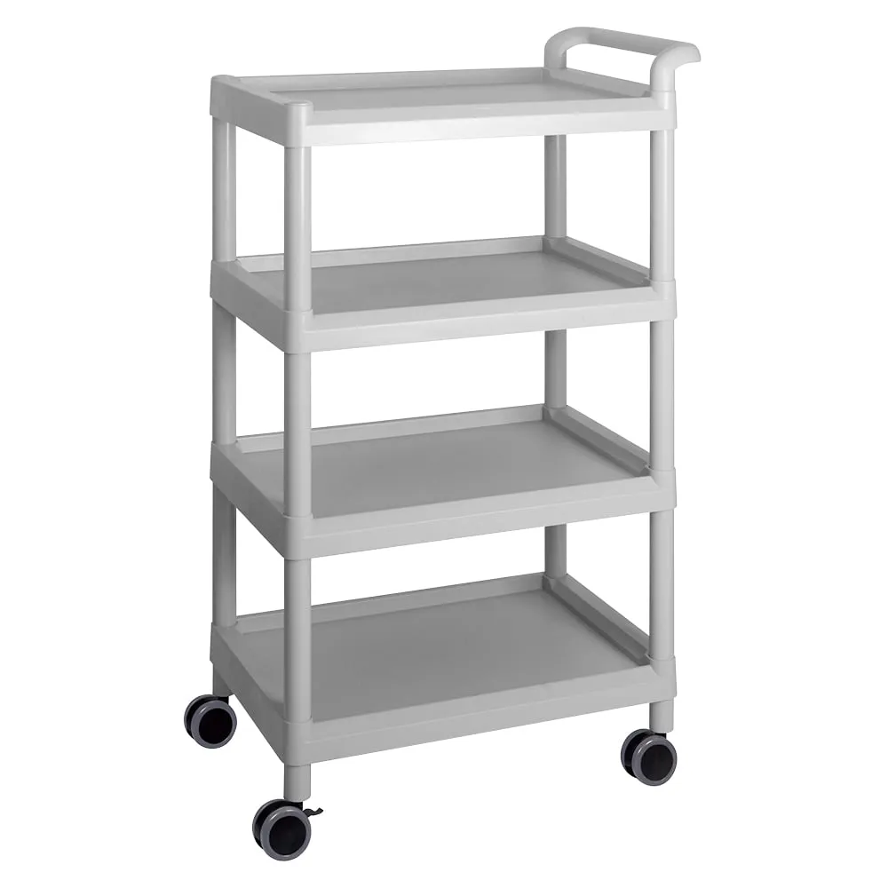 3-6643-05 Mobile Easy Cart (Tall Type/Wide 32) Gray 4 Stages ME32E