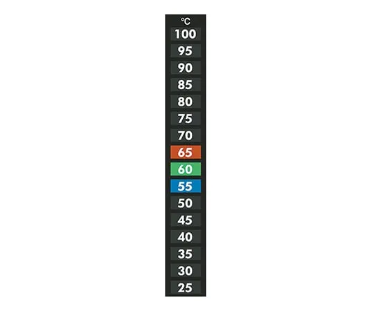 3-9299-01 Indoor Liquid Crystal Temperature Label (Reversible) 16LR-25 16LR25