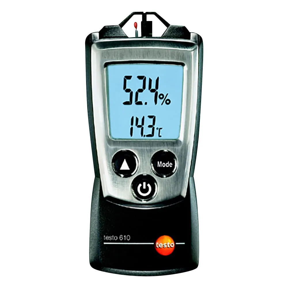1-6444-01-20 Portable Thermo-Hygrometer Calibration Certaificate testo610