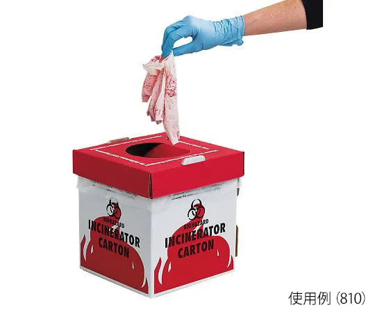 3-585-01　［Discontinued］Biohazard Box 6 Pieces　56617-810